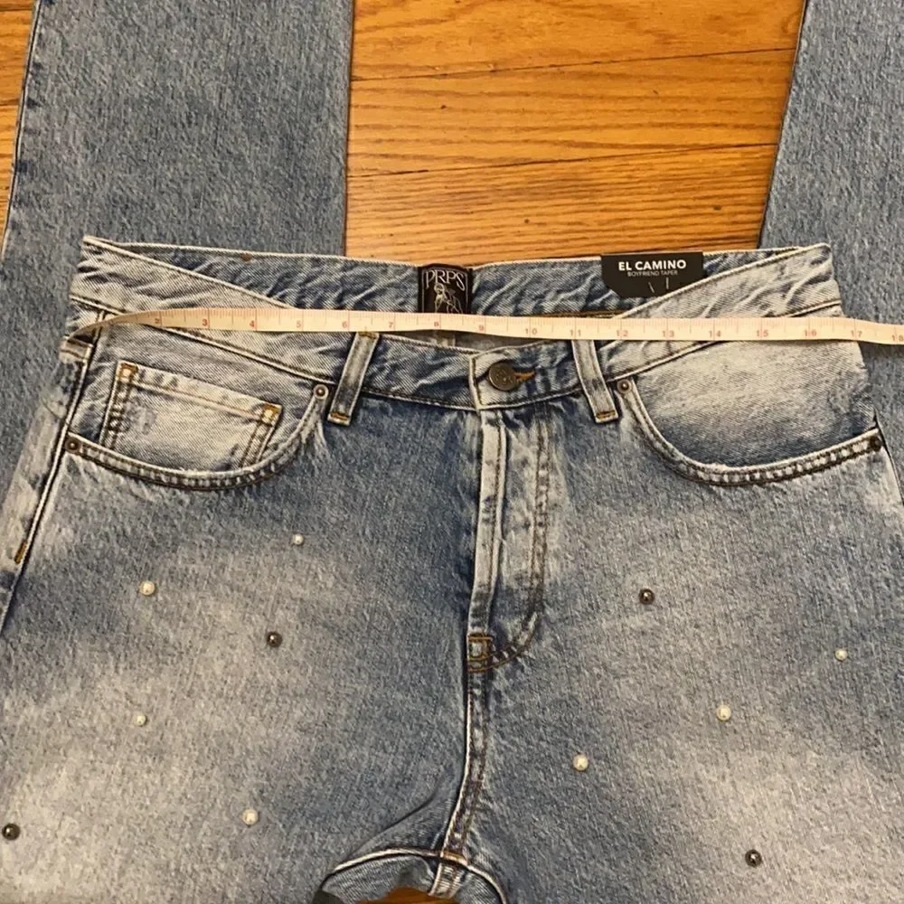 ‎PRPS El Camino Tapered Boyfriend Jeans with Pearl